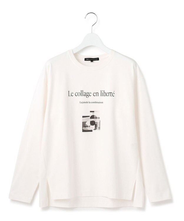 23区 L 【洗える】Le collage ロゴロンTEE ホワイト系