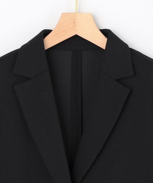 組曲 【先行予約・WEB限定】ジョーゼットジャージー ジャケット ブラック系