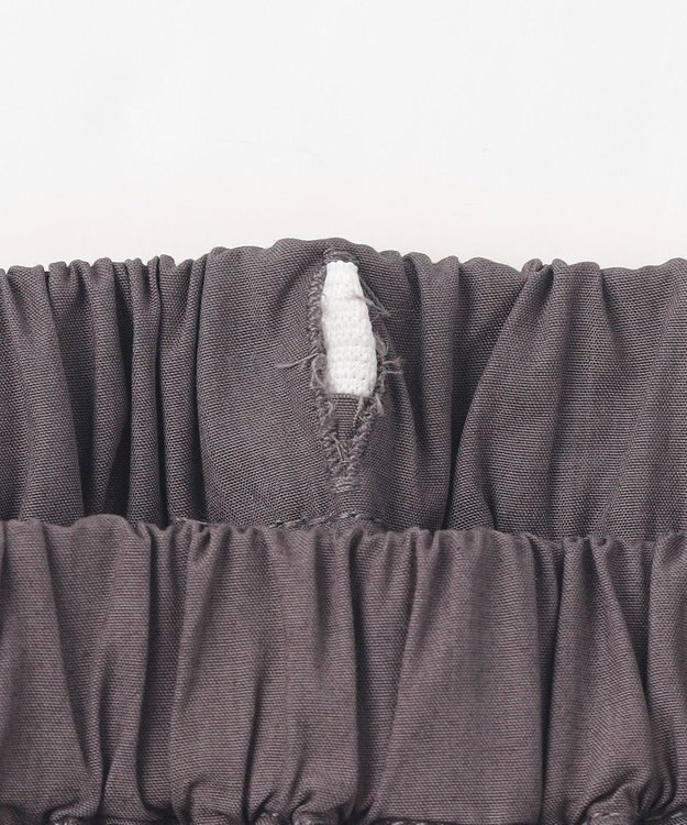 ANY KIDS ポプリン ハーフパンツ チャコール