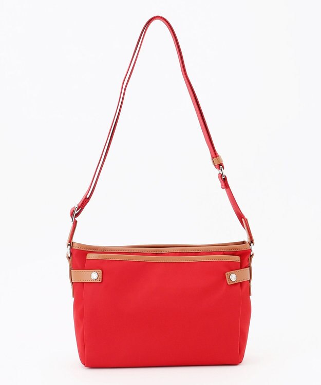 LA BAGAGERIE 【撥水ナイロン】ベーシックポシェット レッド