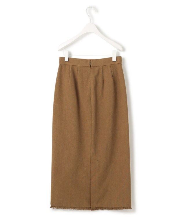 ICB コットンリネンキャンバス スカート キャメル系