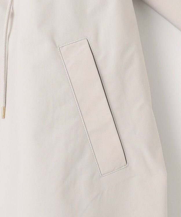 ANY 【手洗い可】ライトフーデットコート グレージュ