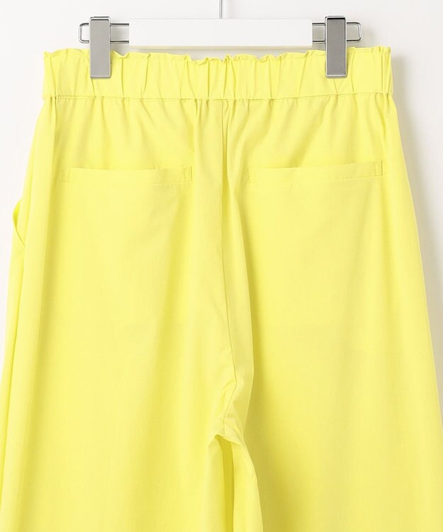 UNFILO 【撥水/UVケア/接触冷感】シャカ楽ストレッチ ワイド柄パンツ ブラック系1