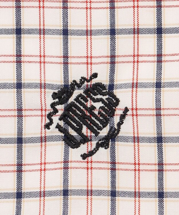 J.PRESS MEN チェックハンカチ ホワイト系3