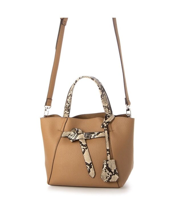 UNBILLION カシュカシュ cachecache / ベルトディテールフェイクレザートート アソート