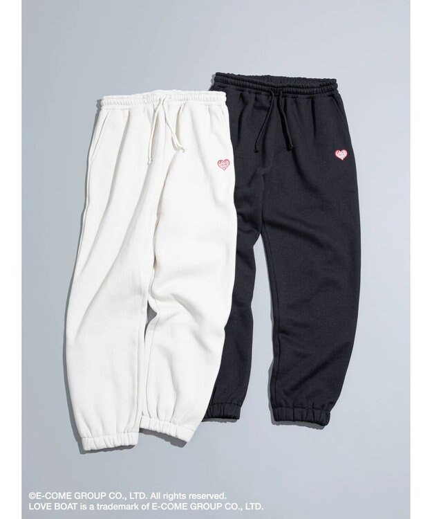 Green Parks ■別注　ＬＯＶＥ　ＢＯＡＴ　スウェットパンツ Black