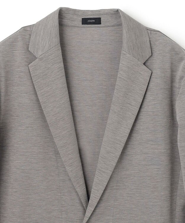 JOSEPH HOMME ハイゲージモックロディ　カットソージャケット ライトグレー系