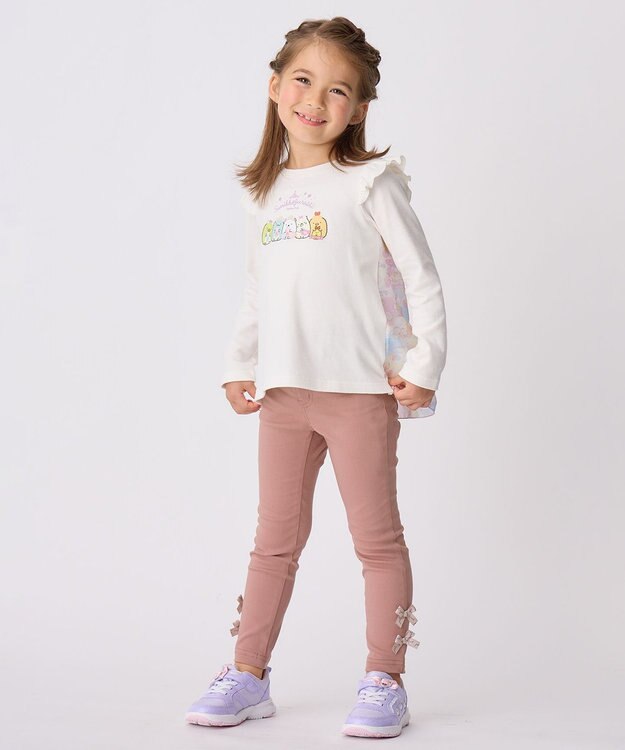 ANY KIDS 【すみっコぐらし】バックシャン Tシャツ オフホワイト