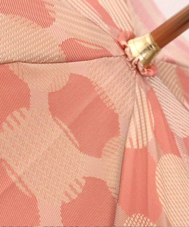 槇田商店 ノルディック ドットコラージュ ピンク 長傘 ピンク