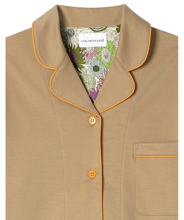 une nana cool ハイゲージコットンパジャマ　ＭＡＤＥ　ＷＩＴＨ　ＬＩＢＥＲＴＹ　ＦＡＢＲＩＣ BE