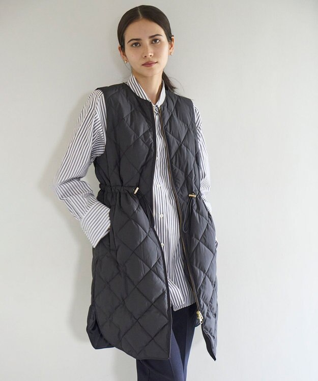 UNFILO 【TAION×UNFILO 】キルティングダウン ジレ ブラック