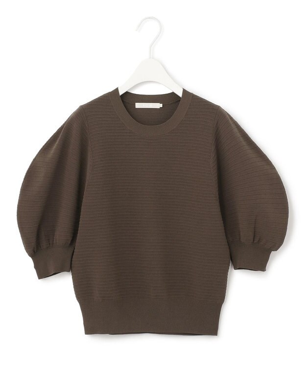 ICB 【洗える】レーヨンポリエステルタックニット ダークブラウン系