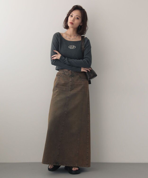 Green Parks ＥＧＯＩＳＴピグメントリブプルオーバー Gray