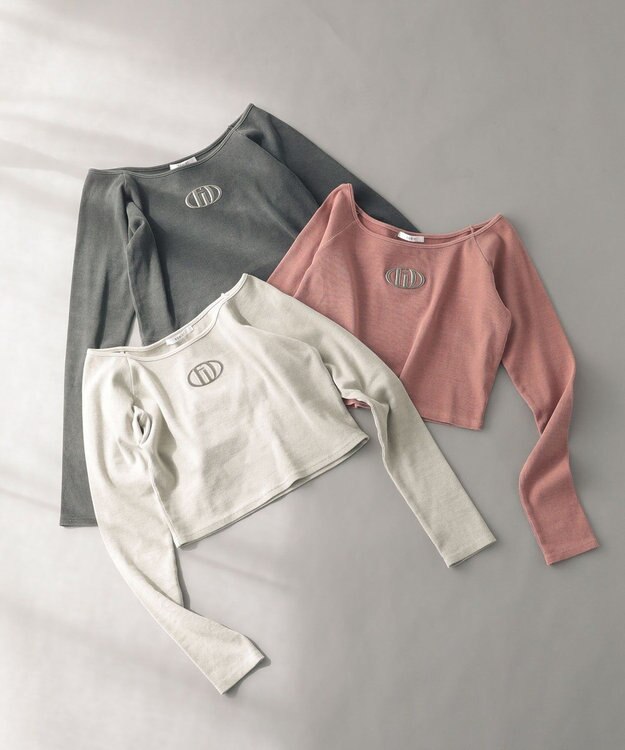 Green Parks ＥＧＯＩＳＴピグメントリブプルオーバー Orange