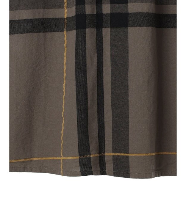 CRAFT STANDARD BOUTIQUE 先染めチェック（大）スカート Khaki