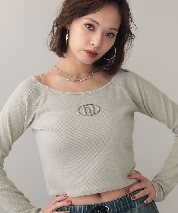 Green Parks ＥＧＯＩＳＴピグメントリブプルオーバー Light Beige