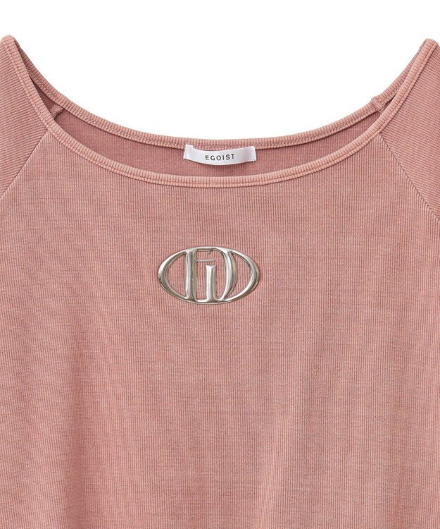 Green Parks ＥＧＯＩＳＴピグメントリブプルオーバー Orange