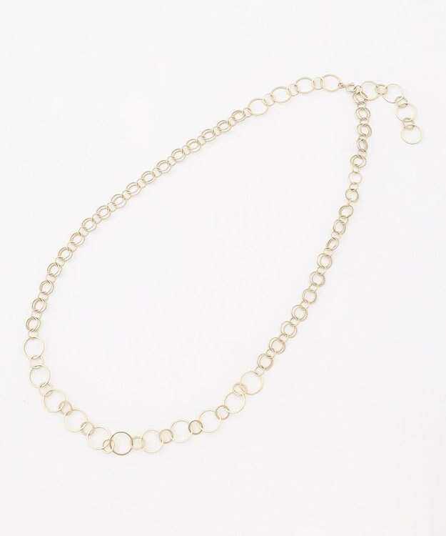 自由区 ハンドメイドサークル ネックレス ゴールド系