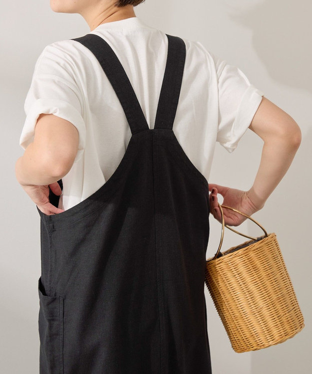 WEB限定】リネンブレンドIラインジャンパースカート / AMERICAN HOLIC