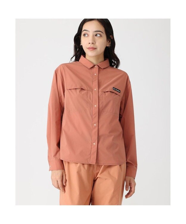 Columbia Columbia/ ウィメンズローハイクロングスリーブシャツ /コロンビア Nova Pink