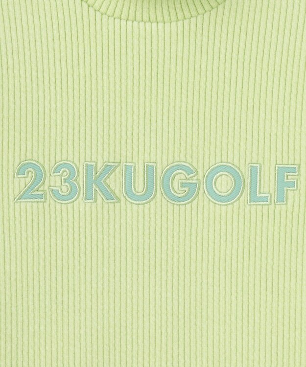 23区GOLF カラー豊富！【WOMEN】【吸湿発熱】グランサーモ モックネック カットソー ライトグリーン系