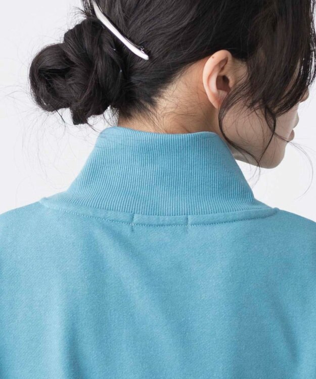 WEGO ハーフジップBIGスウェット ブルーその他