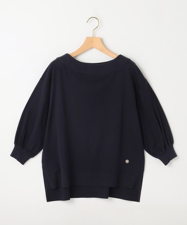 組曲 S 【WEB限定】セーターマシーン リラクシーニットTシャツ ネイビー系