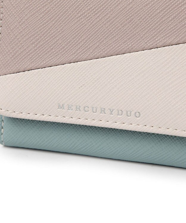 style code 【MERCURYDUO/マーキュリーデュオ】ダイアナ　トリコカラー口金ミニ財布 ミント