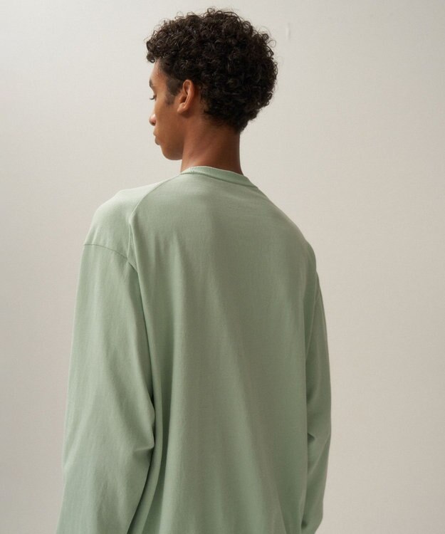 ATON FRESCA KNIT | クルーネックセーター - UNISEX GREEN