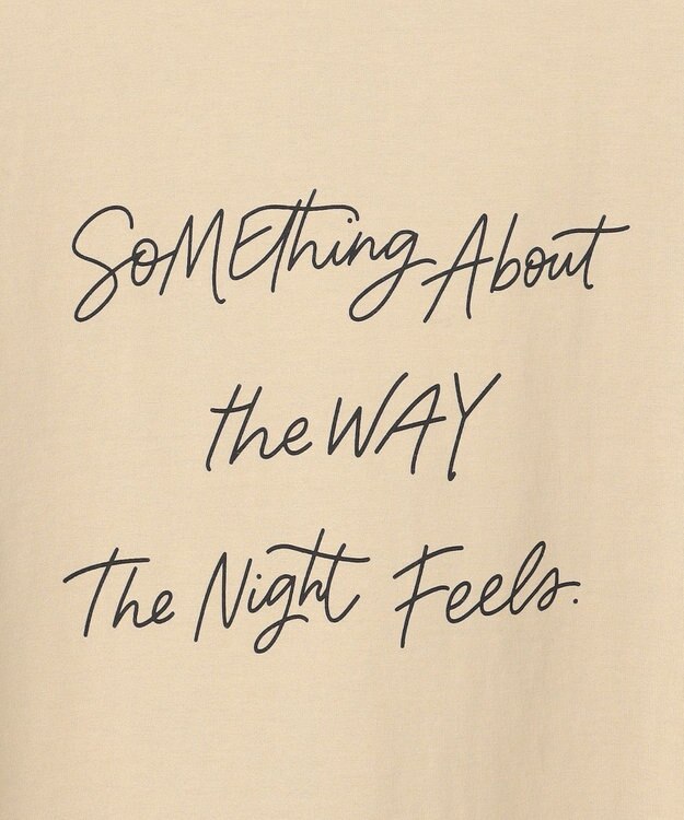 23区 L 【SLOW/一部店舗限定】ヴィンテージライク ロゴ Tシャツ ベージュ系