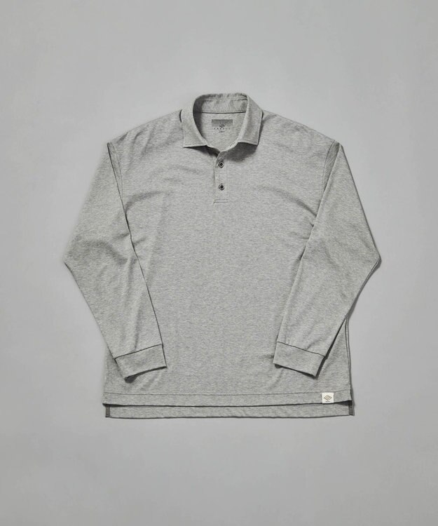 JOSEPH ABBOUD MOUNTAIN 【SPACE／UNISEX】ASHAＡ_OG スムース ポロシャツ ライトグレー系