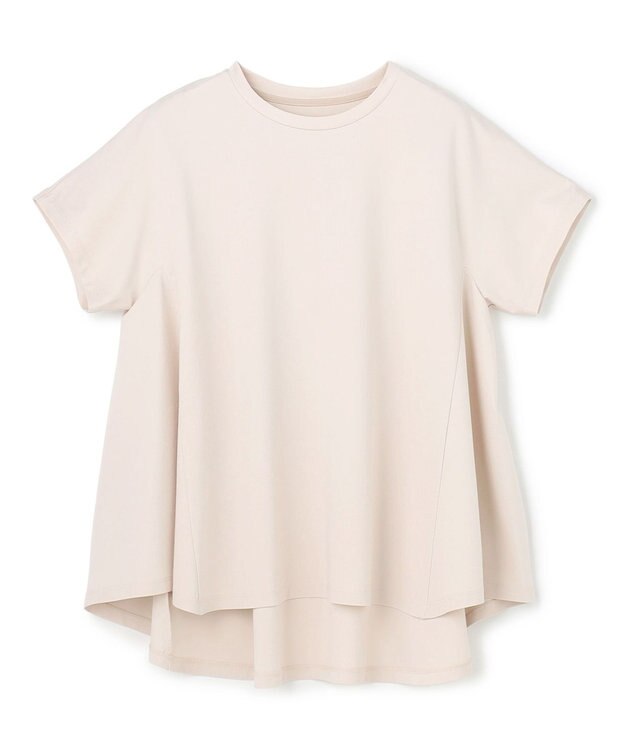 UNFILO 【一部店舗限定カラー】BEAUTY FORM-T フレアTシャツ グレージュ