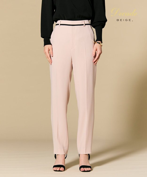 BEIGE， 【セットアップ対応】CINDY / クロップドパンツ Nude × Black