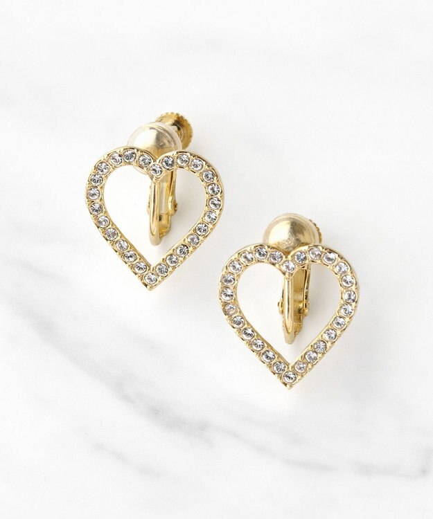 TOCCA WISH IN HEART EARRINGS イヤリング ゴールド系