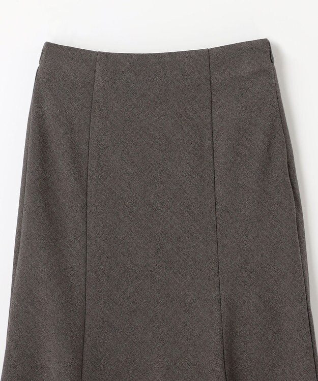 ANY 【ウエストゴム】ライトツイードマーメーイドスカート モカ