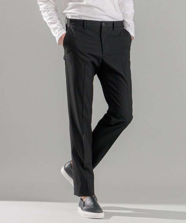 JOSEPH HOMME 新素材・新型【洗える/ストレッチ】キャリーマンストレッチ テーパードパンツ / CITY ブラック系