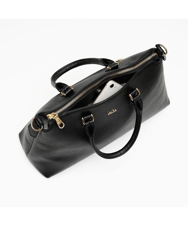 IBIZA アクセソリオ　牛革　2WAYバッグ 濃茶