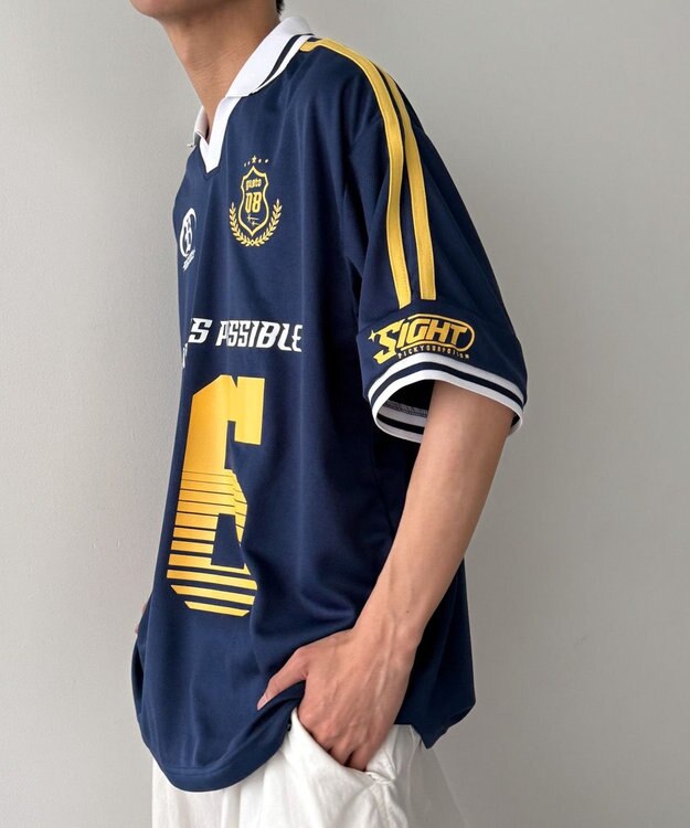 WEGO ナンバリングサッカーT（SS） ネイビー