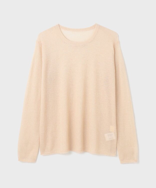 GRACE CONTINENTAL モヘヤシアーニットトップ ピンク