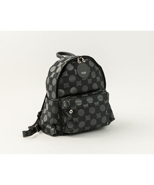 MIYABIYA La quoh with kirakaracho 南蛮七宝ベーシックプリント NEWリュック 玄(ブラック)