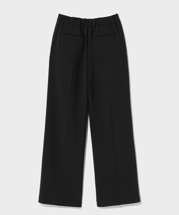 GRACE CONTINENTAL ダブルクロスストレートパンツ ブラック