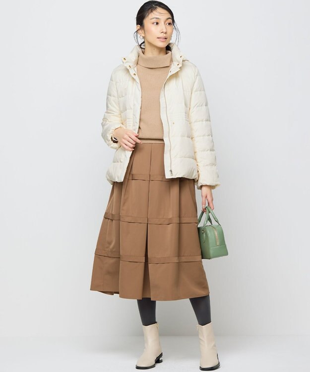 組曲 S ライトタフタショートダウンコート 【WEB限定】アイボリー系9