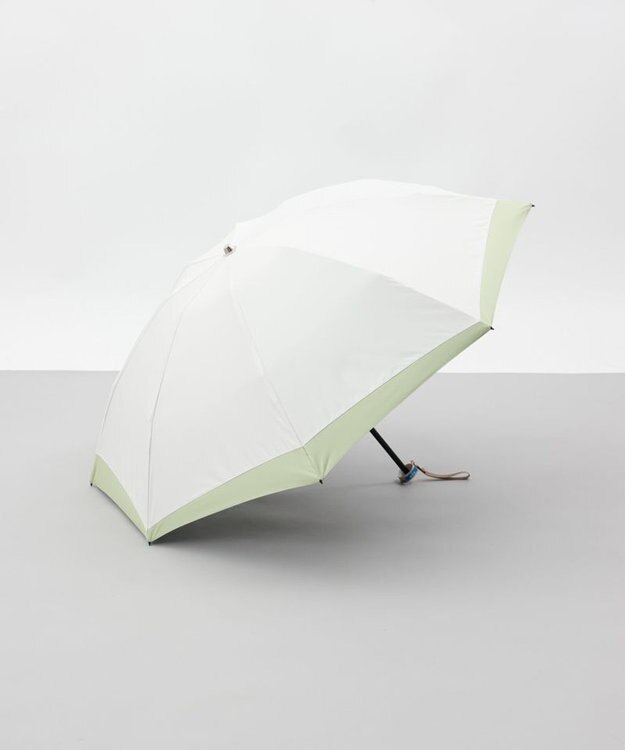 AURORA 【 BLAO（ブラオ）】サマーシールド 変形切継ぎ晴雨兼用傘(折りたたみ傘) クリーム