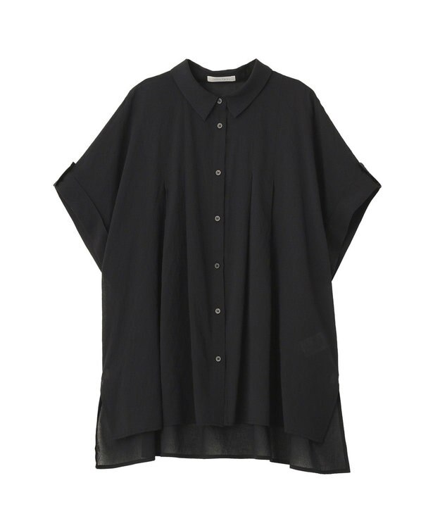 Green Parks タック入りオーバーサイズシャツ Off White