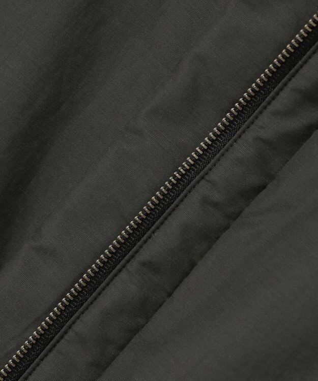 ICB 【撥水加工】ADSダウン フーデット ベスト チャコールグレー系