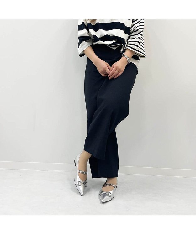 MODE ET JACOMO <MODE ET JACOMO>ポインテッドトゥメリージェーンパンプス シルバー