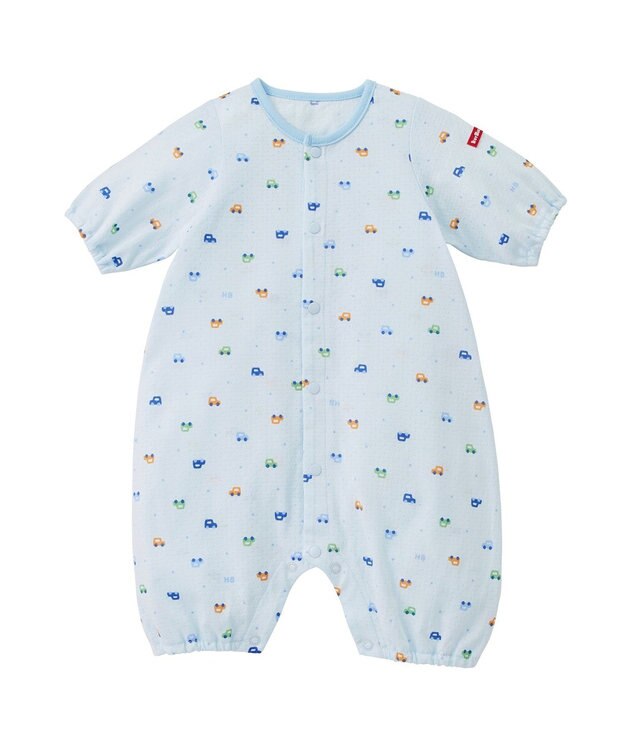 MIKI HOUSE HOT BISCUITS 出産準備スタンダードセット 春夏用(総柄) ブルー