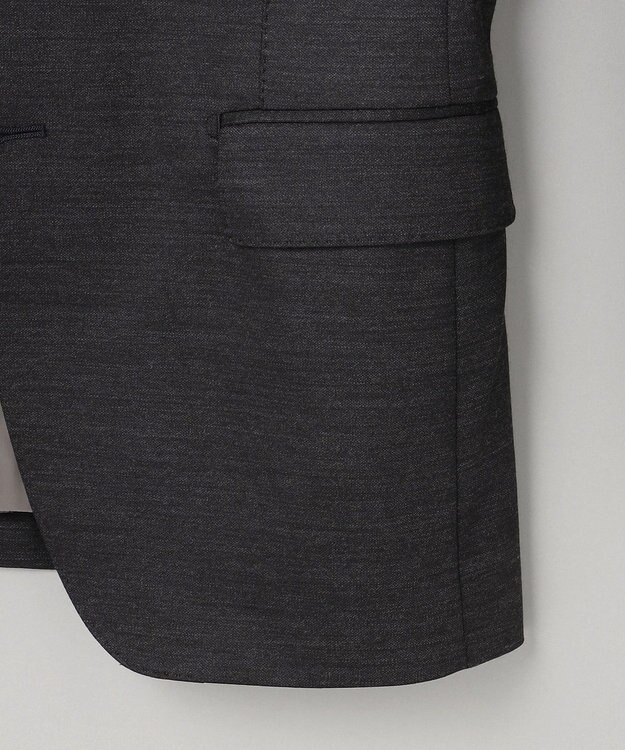 GOTAIRIKU セットアップ対応【洗える/ストレッチ/シワになりにくい】ウォッシャブルジャージー セットアップジャケット_無地（25年モデル） グレー系