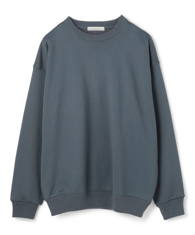 UNFILO MENS ナイロン裏毛 クルーネック ブルー