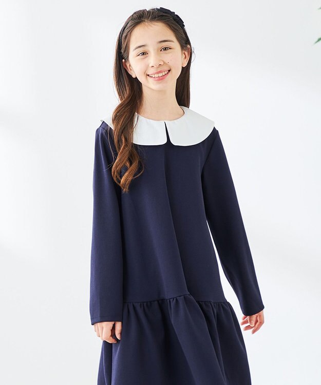 UNFILO 【110-150cm】BEAUTY MOVE ワンピース ネイビー